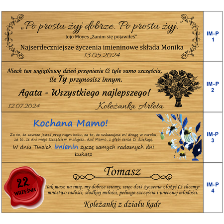 Personalizowane Pióro Wieczne z Grawerem Parker IM Monochrome Szampańskie i Tabliczką  | Personalizacja GRATIS
