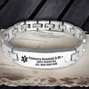 Personalizowana Bransoleta Męska 22 cm – Stal Szlachetna 316L z Grawerem