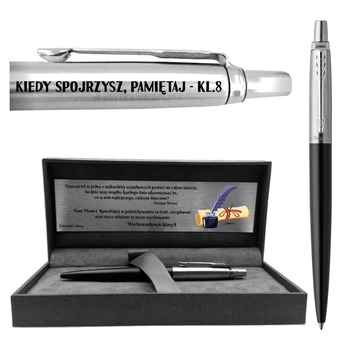 Długopis Parker z grawerem Jotter Bond Street CT Pudełko z dedykacją Prezent dla Nauczyciela dla Szefa dla Księdza na Urodziny pod Choinkę