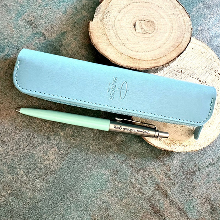 Długopis Miętowy Parker Jotter z Grawerem w Etui – Elegancki Prezent dla Niej