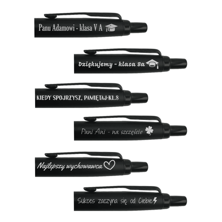 Parker Jotter Monochrome Czarny z Grawerem – Stylowy Prezent dla Szefa, Nauczyciela i Księdza