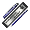 Długopis aluminiowy niebieski Touch Tip Grawer Dedykacja LOGO Gadżet Firmowy