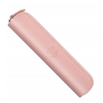 Eleganckie Etui Parker Różowe – Skórzany Pokrowiec na Pióro i Długopis