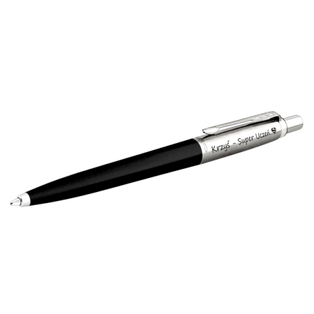 Personalizowany Długopis Parker Jotter z Grawerem Czarny CT – Prezent na Zakończenie Roku, dla Nauczyciela, Maturzysty