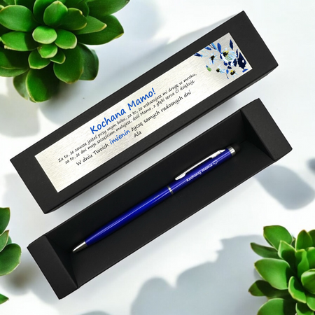Personalizowany Długopis Touch Tip z Grawerem – Zestaw w Pudełku z Dedykacją