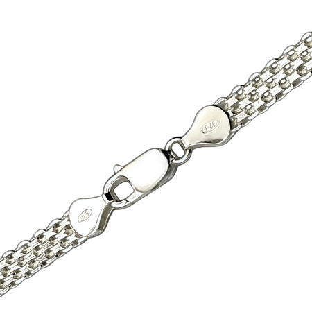 Srebrna Bransoletka Bismark 925 – Personalizowana w Pudełku z Dedykacją