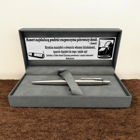 Personalizowany Długopis Parker Jotter CT z Grawerem i Dedykacją – Prezent dla Nauczycieli, Promotorów, Wychowawczyń w Przedszkolu, na Komunię, Bierzmowanie, Zakończenie Roku, Obrony Pracy, Jubileusze Firmowe