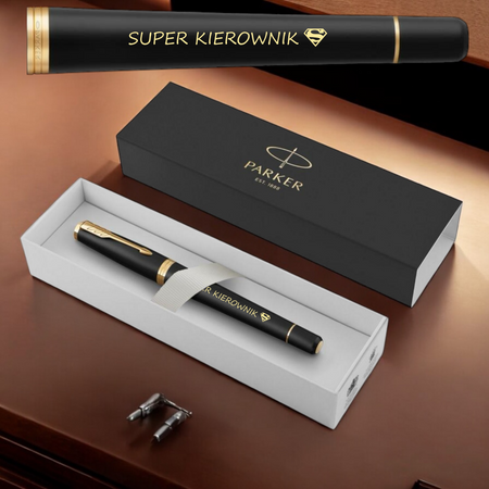 Pióro Wieczne Parker Urban GT Czarny z Grawerem – Ekskluzywny Prezent Biznesowy i Okolicznościowy