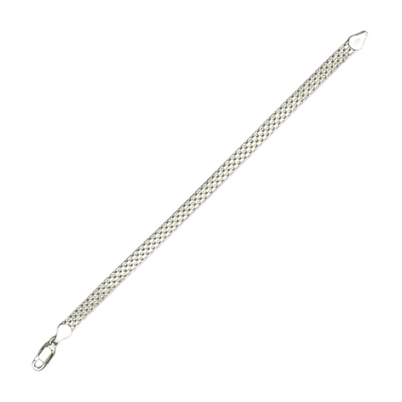 Srebrna Bransoletka Bismark 925 – Szeroka, Elegancka, Srebrna Biżuteria dla Kobiet