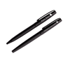 Elegancki Zestaw Piśmienniczy Czarny – Długopis i Pióro Kulkowe w Pudełku z Grawerem i Dedykacją