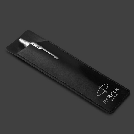 Czarne Płaskie Etui Parker | Oryginalne i Eleganckie Zabezpieczenie