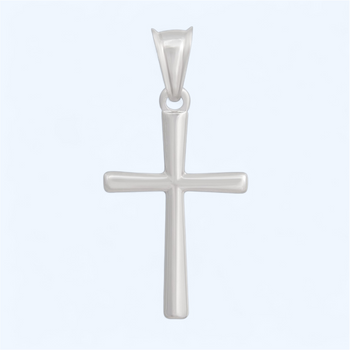 Srebrny Krzyżyk Minimalistyczny Próby 925 – Prezent na Chrzest, Komunię, Bierzmowanie