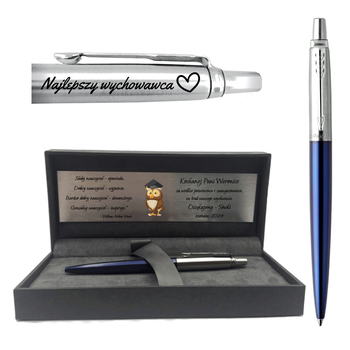 Elegancki Długopis Parker Royal Blue CT z Dedykacją – Upominek na Urodziny i Święta