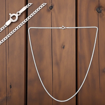 Łańcuszek srebrny Pancerka 925 rodowany 45 cm – klasyczny, trwały, idealny do zawieszki