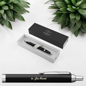 Parker IM CT Czarny Matowy – Długopis z Grawerem, Elegancki Prezent dla Menedżerów i Absolwentów