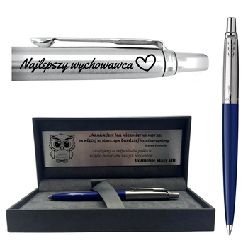 Długopis Parker Jotter 60 Niebieski – Wyjątkowy Prezent Personalizowany z Dedykacją w Pudełku